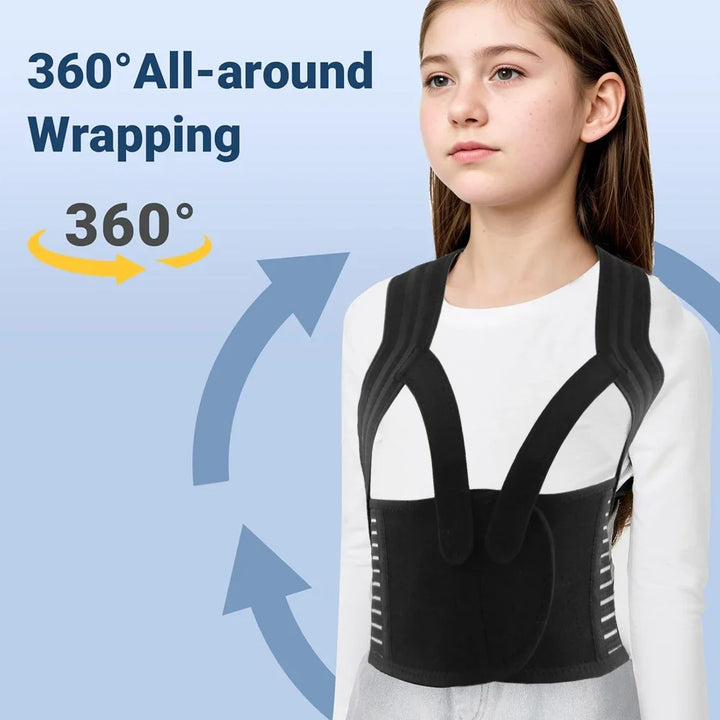 🧒 Adjustable Back Posture Corrector for Kids & Teens - BoneGrowPlus